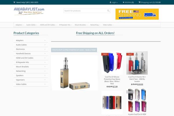 GoodStore theme site design template sample