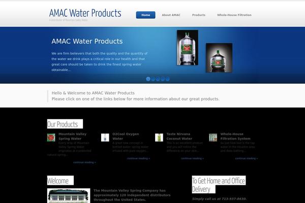 Blueline theme site design template sample