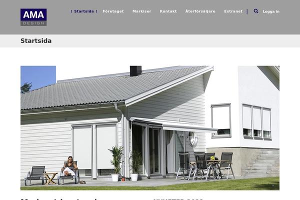 Bizpro theme site design template sample
