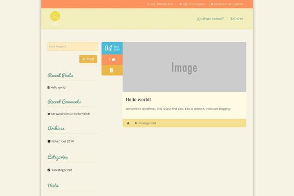 Kids Zone theme site design template sample