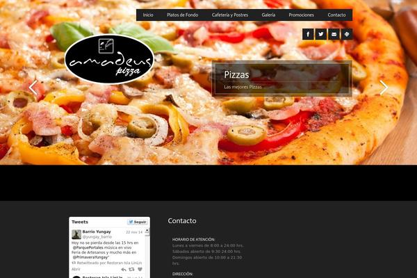 Forked theme site design template sample