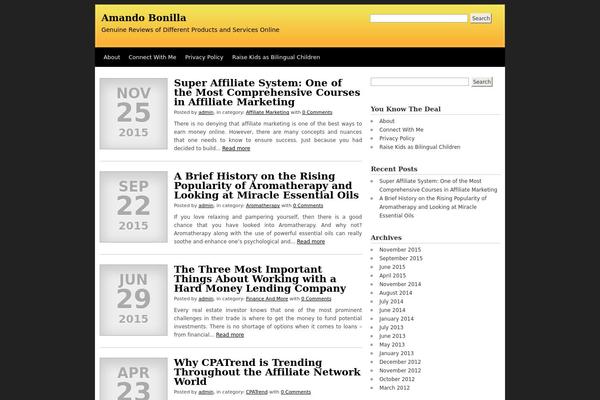 Rolas Sepuluh theme site design template sample