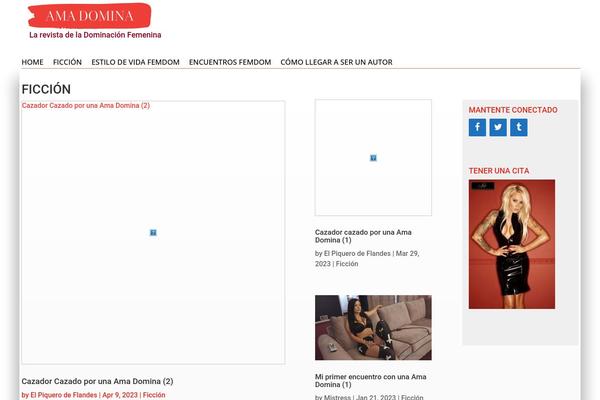 Divi theme site design template sample