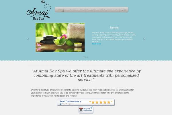 Feather theme site design template sample