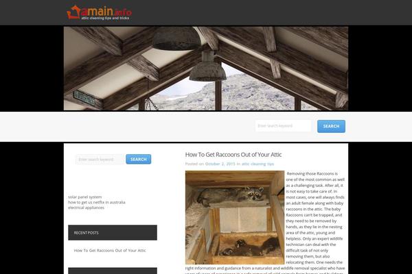 Simple Classic theme site design template sample