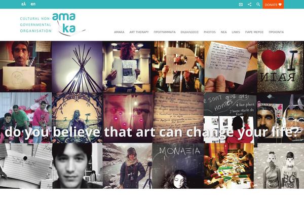 Charitas theme site design template sample