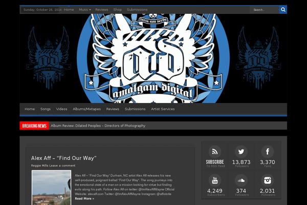 amalgamdigital.com site used Sahifa
