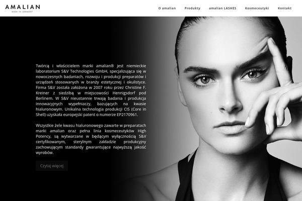 Site using Particle-background plugin