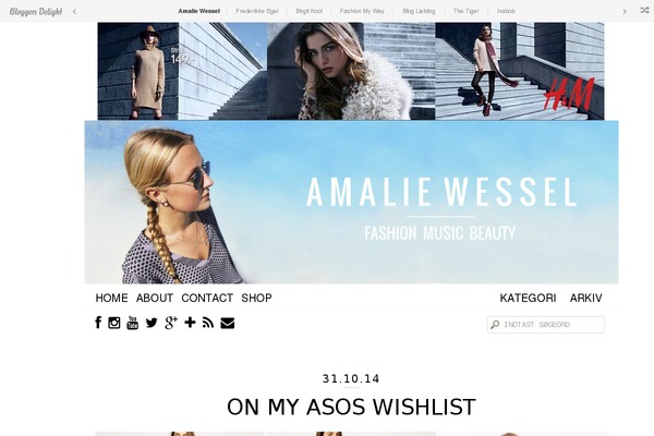 amaliewessel.dk site used Barber Lite