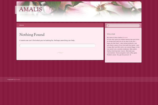 Bouquet theme site design template sample