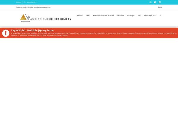 Site using Aqua Page Builder plugin