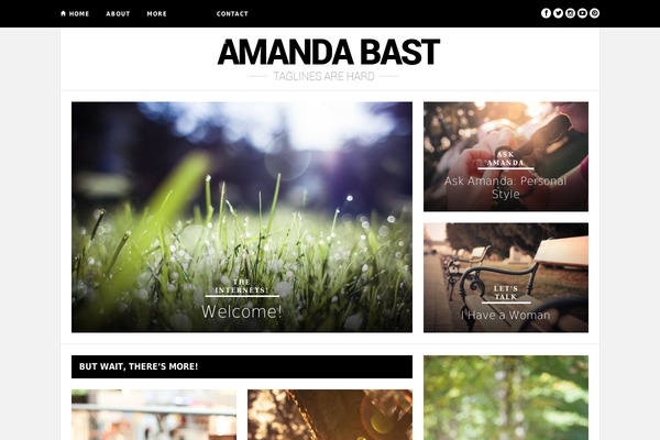 Hickory theme site design template sample