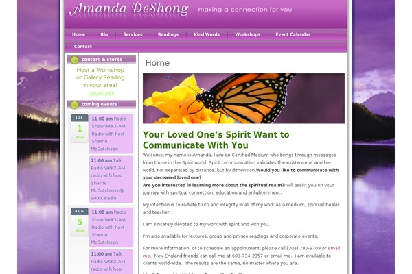 Maxwell theme site design template sample