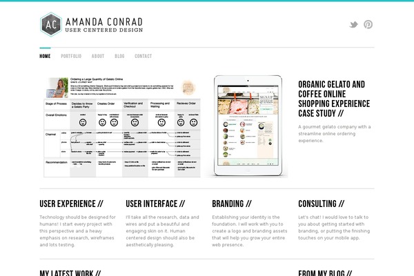 Clarity theme site design template sample