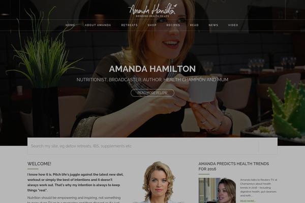 amandahamilton.com site used Nourish-site