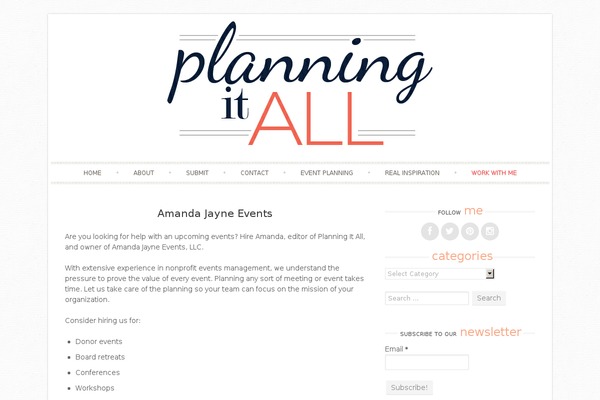 Sugar & Spice pro theme site design template sample