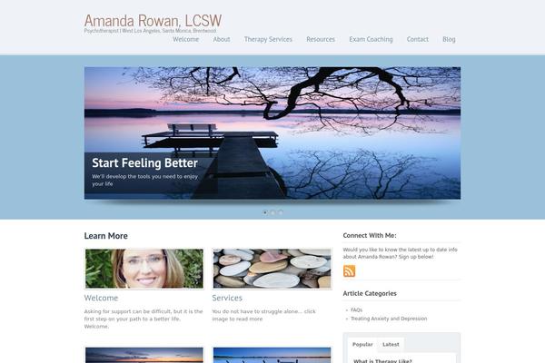 Simplicity theme site design template sample
