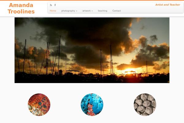 Customizr theme site design template sample