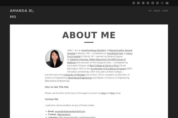 Latte theme site design template sample