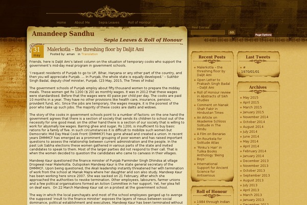 Aspire theme site design template sample