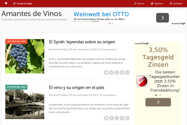Red theme site design template sample