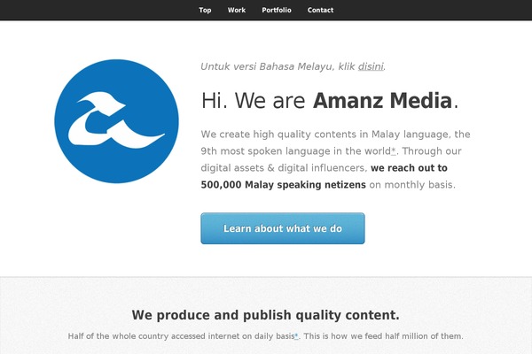 amanznetwork.com site used Amanz_v5_6