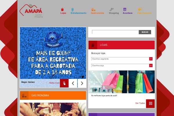 amapagardenshopping.com.br site used Amapa