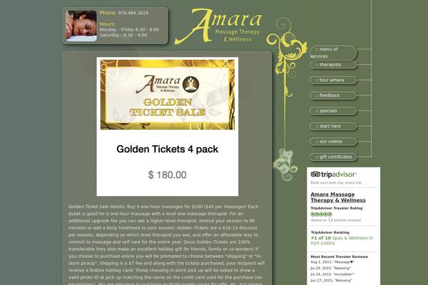 amaramassage.com site used Amara