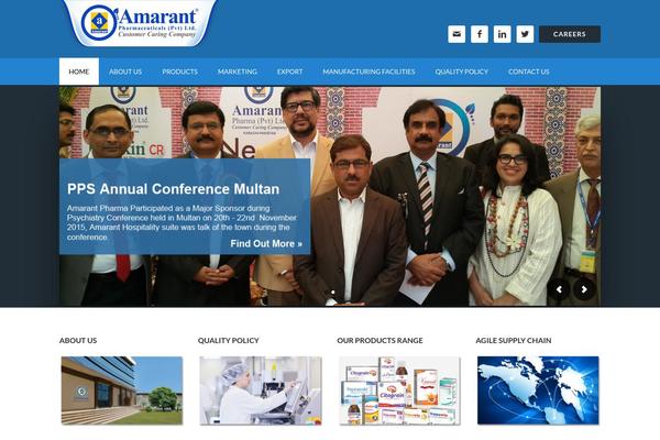 Outreach Pro theme site design template sample