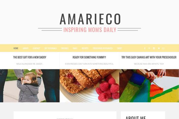 Brixton theme site design template sample