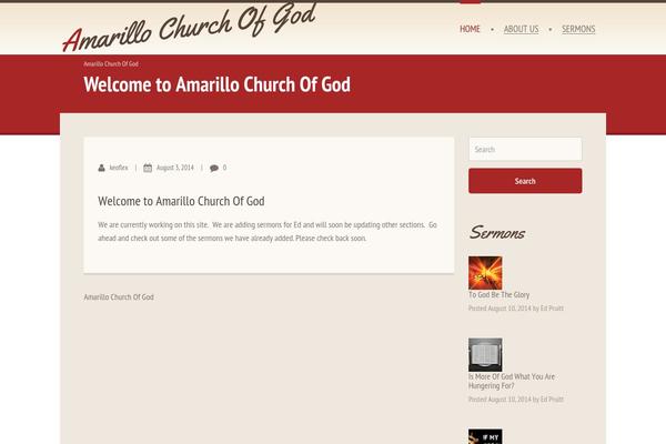 amarillochurchofgod.com site used Ichurch