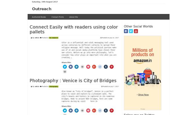 Site using Mobile sharing toolbar (share via Facebook, Twitter, etc..) plugin