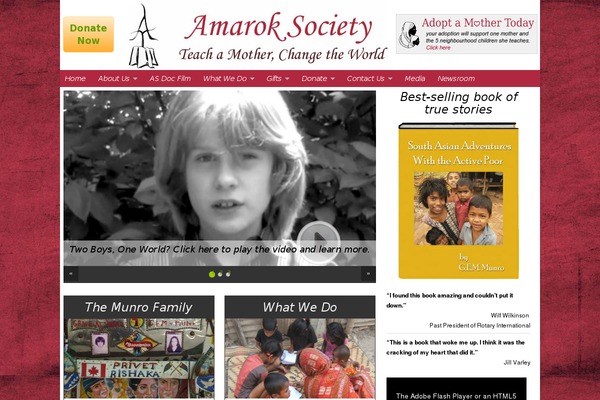 NonProfit theme site design template sample
