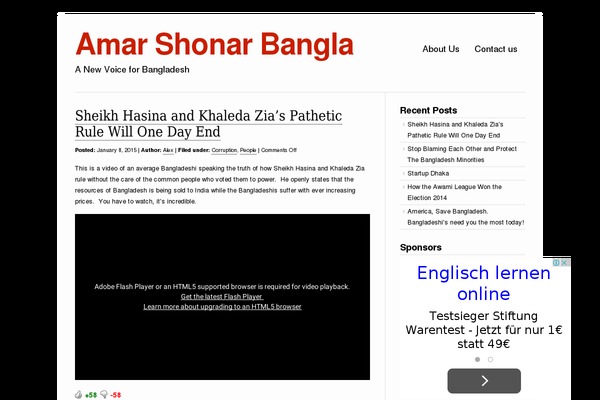 Site using WordPress Poll plugin