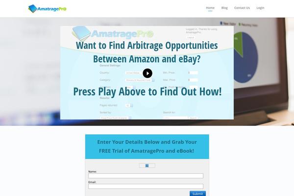 Pursuit theme site design template sample