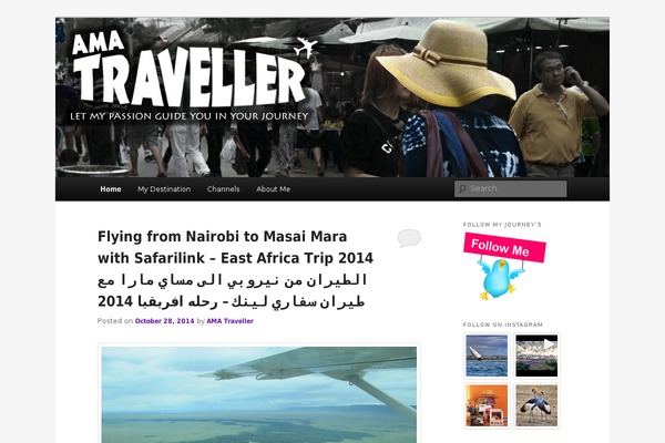 The Voux theme site design template sample