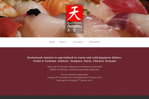 Gateway theme site design template sample