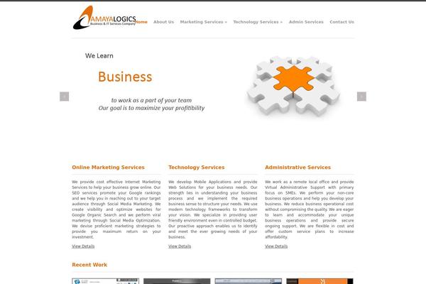 Workz theme site design template sample