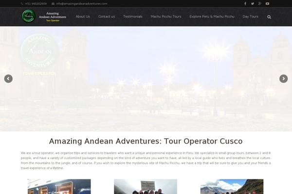 amazingandeanadventures.com site used Amazing-andean-adventures