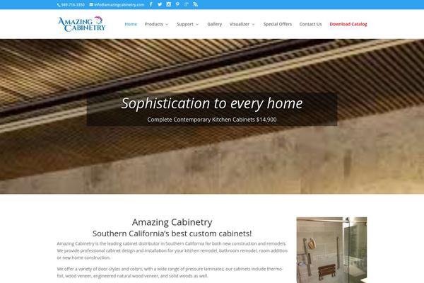 Divi theme site design template sample
