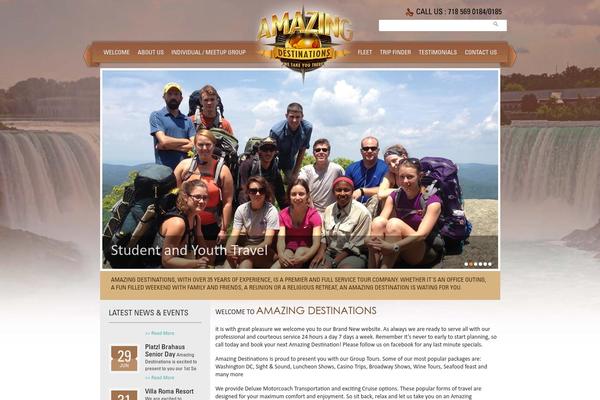 amazingdestinationsltd.com site used Amazingdestinations