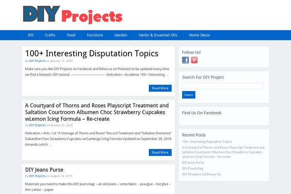 amazingdiyprojects.net site used Solidblog