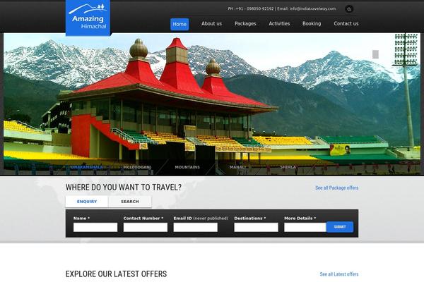 Voyage Parent theme site design template sample