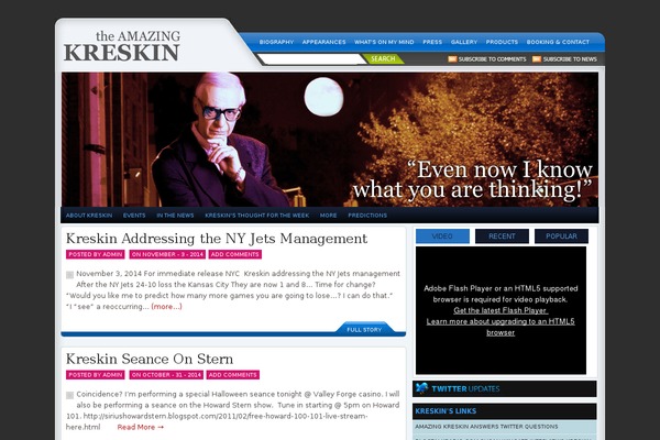 amazingkreskin.com site used Mobipress