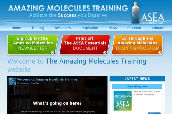 amazingmoleculestraining.com site used Amtraining