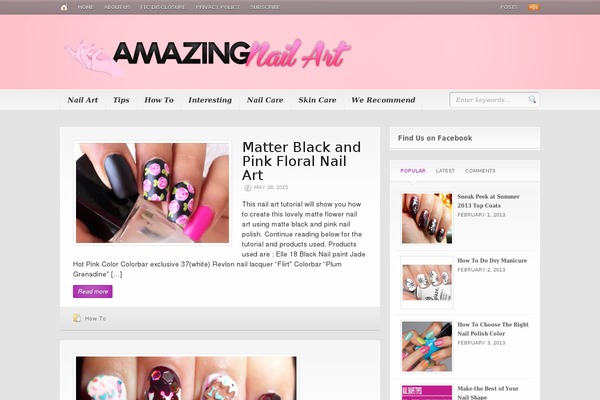 Headlines theme site design template sample