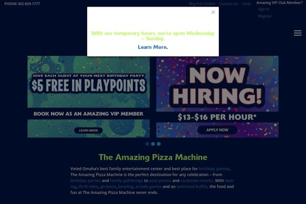 amazingpizzamachine.com site used Plumbweb-child