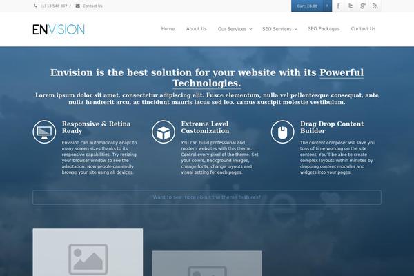 Amazing theme site design template sample