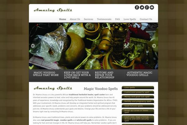amazingspells.net site used Ecobiz