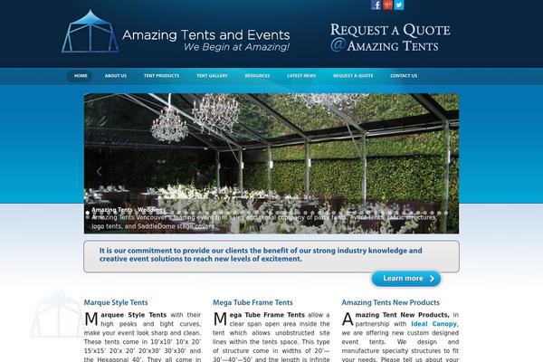 amazingtents.ca site used ShowTime
